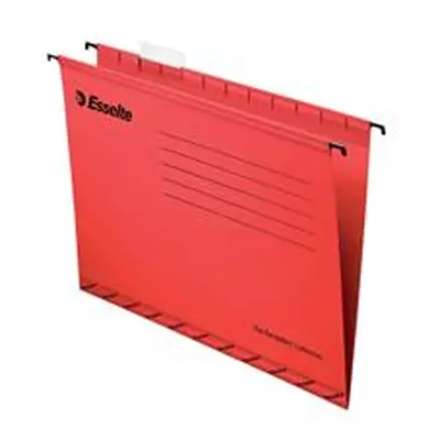 Esselte Classic Suspension File Reinforced Foolscap File Red - 90337