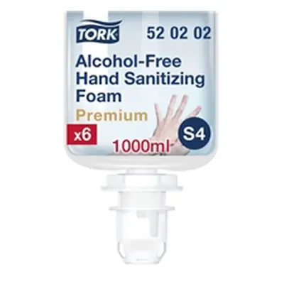 Tork Alcohol-Free Foam Sanitiser 1000ml (Pack of 6) 520202