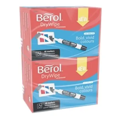 Berol Drywipe Marker Bullet Tip Assorted (96 Pack) 1984869