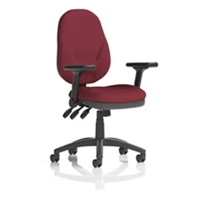 Eclipse Plus XL Operator Chair Ginseng Chilli Adjustable Folding Arms