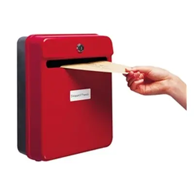 Post or Suggestion Box Wall Mountable with Fixings Red