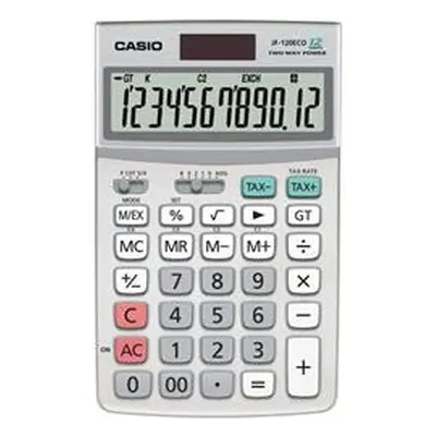 Casio JF-120ECO-W-EH Desktop Calculator 12-Digit - JF-120ECO-W-EH