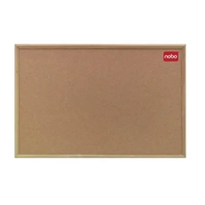 Nobo Classic Office Cork Noticeboard with Natural Oak