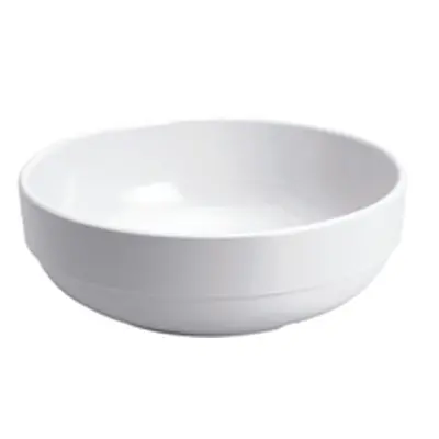 Glazed Bowl 7.5 Inch 19cm Melamine White (Pack of 6) GB-C108