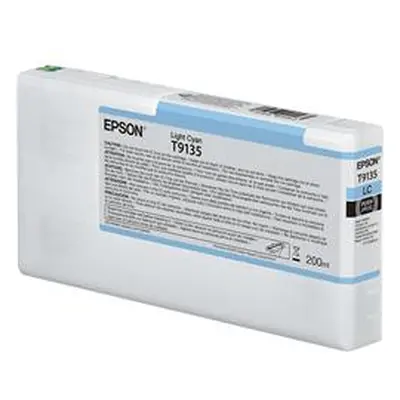 Epson UltraChrome T9135 (200ml) Light Cyan Ink Cartridge - C13T913500