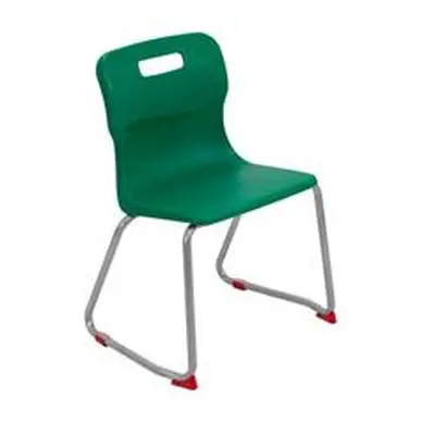 Titan Skid Base Chair Size 4 - 380mm Seat Height - Green - T24-GN