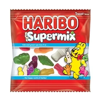 Haribo Supermix Mini Bags 16g (Pack of 100) 72742