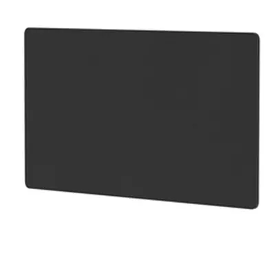 Air Screen for Back-to-Back Desk 1400x800mm Black Fabric