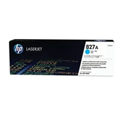 HP 827A Cyan Original LaserJet Toner Cartridge (CF301A)