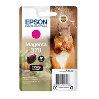 Epson 378 Ink Cartridge Claria Photo HD Squirrel Magenta C13T37834010