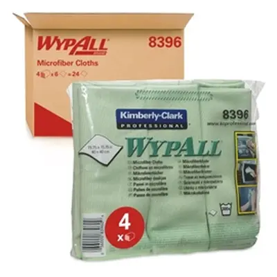 Wypall Microfibre Cloth Green (Pack of 6) 8396