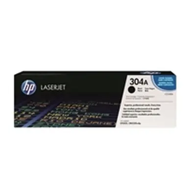 HP 304A Black Original LaserJet Toner Cartridge (CC530A)