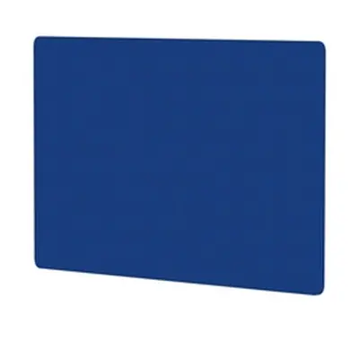 Air Screen for Back-to-Back Desk 1200x800mm Bespoke Stevia Blue Fabric