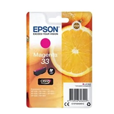 Epson 33 Ink Cartridge Claria Premium Oranges Magenta C13T33434012