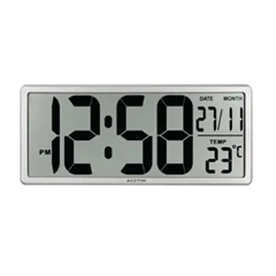 Acctim Date Keeper Jumbo LCD Wall/Desk Clock with Autoset 22357