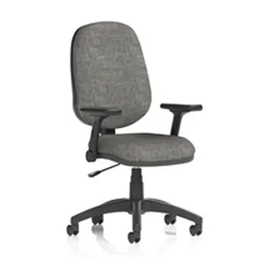 Eclipse Plus I Operator Chair Charcoal Adjustable Folding Arms