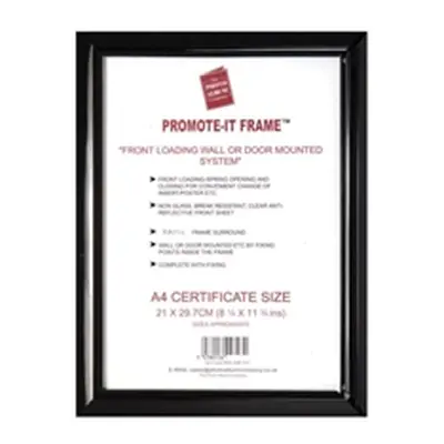 TPAC Photo Promote It Frame A4 Black PAPFA4B-Black