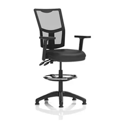 Eclipse Plus II Operator Chair Mesh Back Black Seat Arms Draughtsman