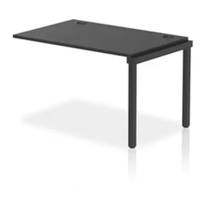 Impulse Bench Single Row Ext Kit 1200 Black Frame Bench Desk Black