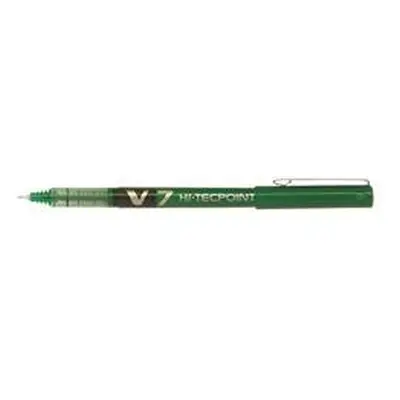 Pilot V7 Hi-Tecpoint Liquid Ink Pen Fine Green (12 Pack)