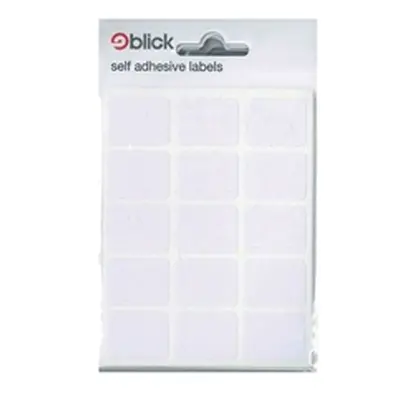 Blick White Labels 19x25mm (2100 Pack) RS001652