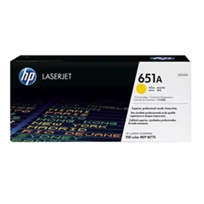 HP 651A Yellow Original LaserJet Toner Cartridge (CE342A)