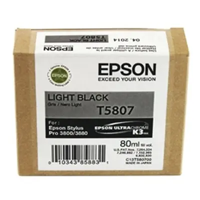 Epson T5807 black ink