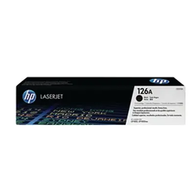 HP 126A Black Original LaserJet Toner Cartridge (CE310A)