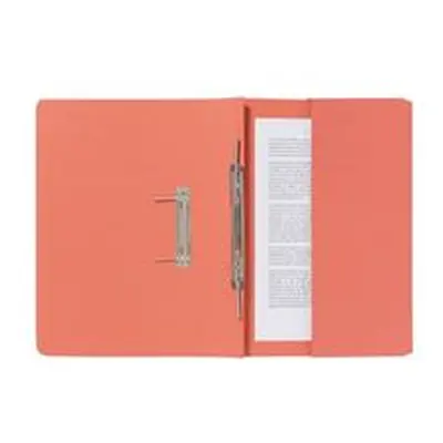 Exacompta Guildhall Pocket Spiral File 285gsm Orange (25 Pack)