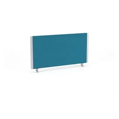 Impulse/Evolve Plus Bench Screen 800 Bespoke Maringa Teal Silver Frame