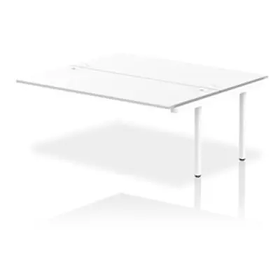 Impulse Bench B2B Ext Kit 1800 White Frame Office Bench Desk White