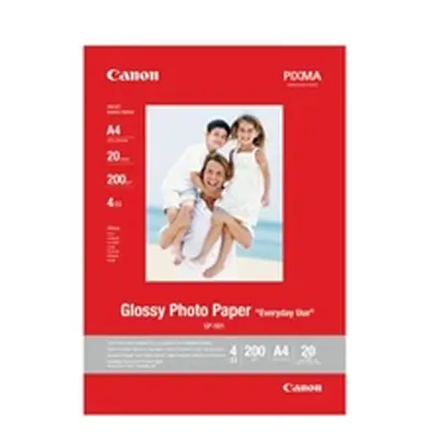 Canon A4 Glossy Photo Paper 200gsm (20 Pack) 0775B082