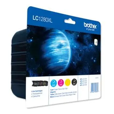 Brother LC1280XL Black/Cyan/Magenta/Yellow Ink - LC1280XLVALBP