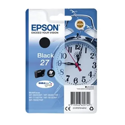 Epson Alarm Clock 27 DURABrite Ultra Black Ink Cartridge Blister