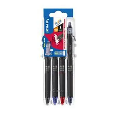 Pilot FrXiion Set2Go Rollerball Synergy Clicker Pens Assorted Pack 4