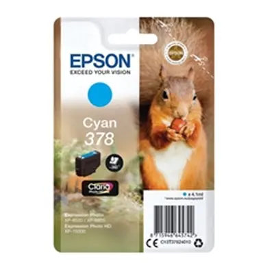 Epson 378 Ink Cartridge Claria Photo HD Squirrel Cyan C13T37824010