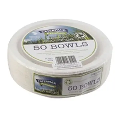 Super Rigid 7 Inch 12oz Biodegradable Bowls (50 Pack)