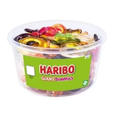 Haribo Giant Dummies Sweets Drum 816g 13590