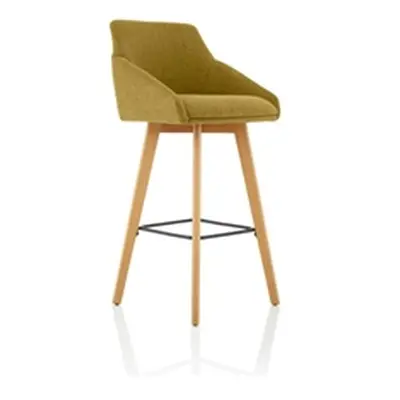 Carmen Bespoke Spark Fabric Wooden Leg High Stool