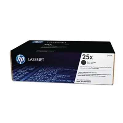 HP 25X High Yield Black Original LaserJet Toner Cartridge (CF325X)