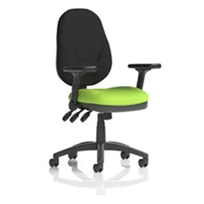 Eclipse Plus XL Operator Chair Myrrh Green Adjustable Folding Arms