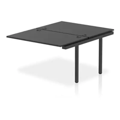 Impulse Bench B2B Ext Kit 1200 Black Frame Office Bench Desk Black