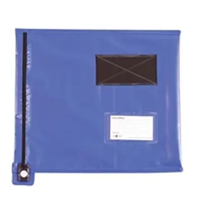 GoSecure Flat Mailing Pouch 355x381mm Blue VP99121