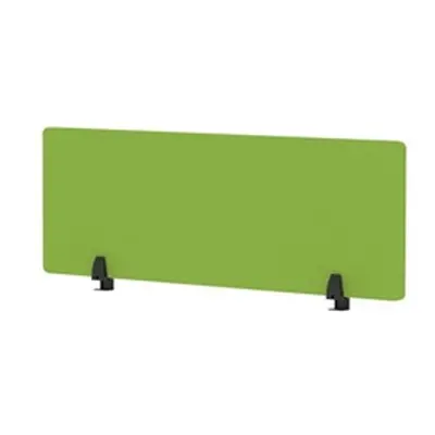 Air Desktop Screen 1200x400mm Bespoke Myrrh Green Fabric