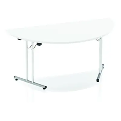 Impulse 1600 Folding Semicircle Table White - I000712