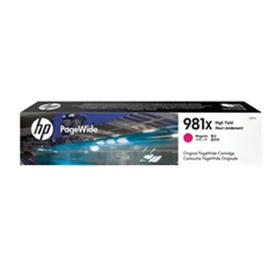 HP 981X High Yield Magenta Original PageWide Cartridge (L0R10A)