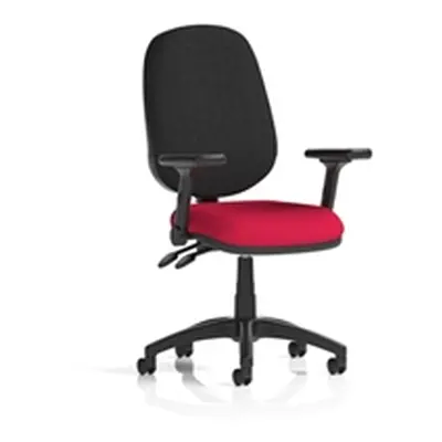 Eclipse Plus II Operator Chair Bergamot Cherry Adjustable Folding Arms