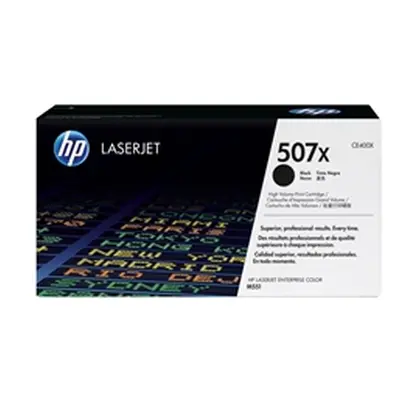 HP 507X High Yield Black Original LaserJet Toner Cartridge (CE400X)