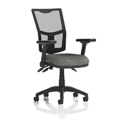 Eclipse Plus III Mesh Back With Charcoal Seat Adjustable Folding Arms