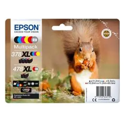 Epson Squirrel Multipack (60.5ml) Claria Photo HD Ink - C13T379D4010